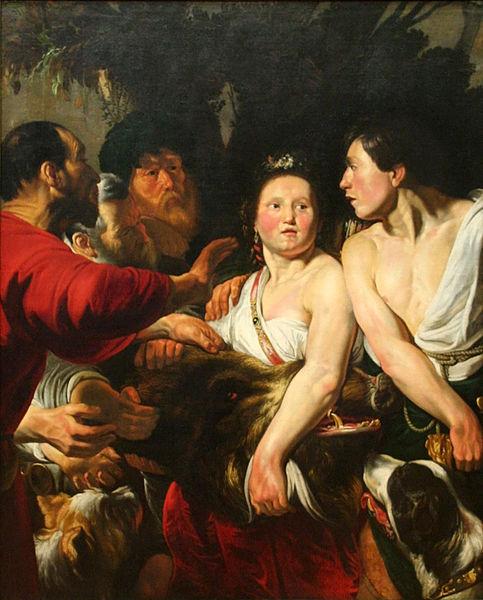 Jacob Jordaens Meleager and Atalanta oil painting image